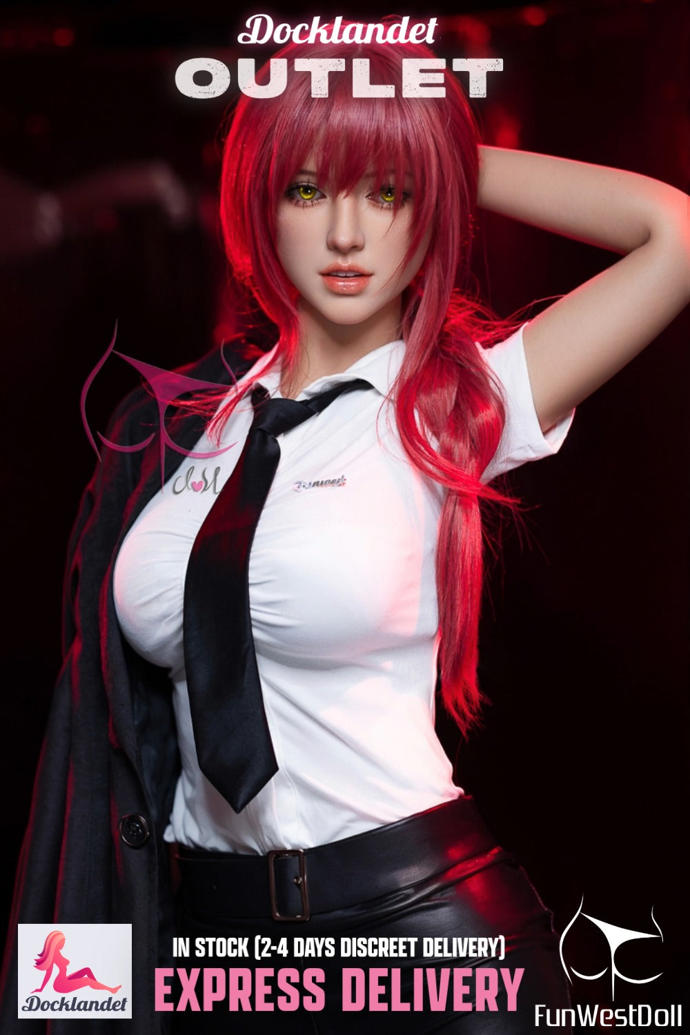 Boneca Sexual Chloe (FunWest Doll Copa F de 162 cm #035 TPE) EXPRESS A SAÍDA