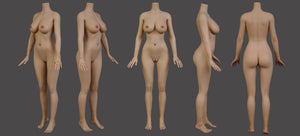 Pippi muñeca sexual (Galatea Doll 163cm D-Kupa #116 Silicona)