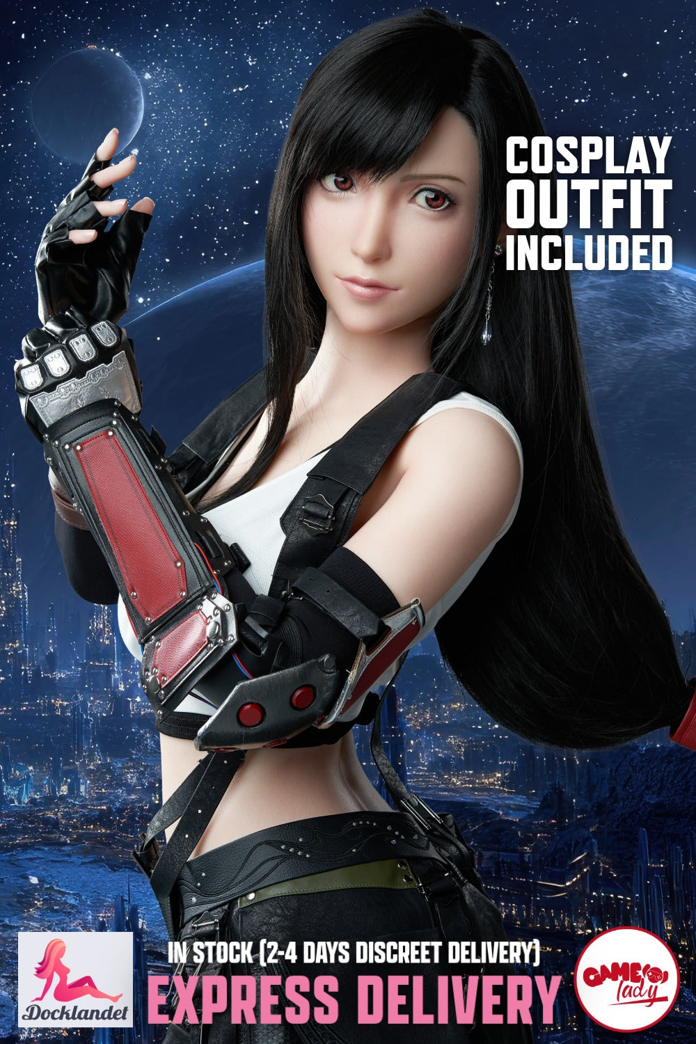 tifa muñeca sexual (Game Lady 167 cm D-Cup No.03 Silicona) EXPRESS