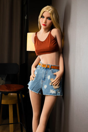 Boneca sexual de Audrey (HRDoll 166cm A-Cup #16 TPE)
