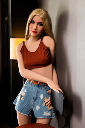 Boneca sexual de Audrey (HRDoll 166cm A-Cup #16 TPE)