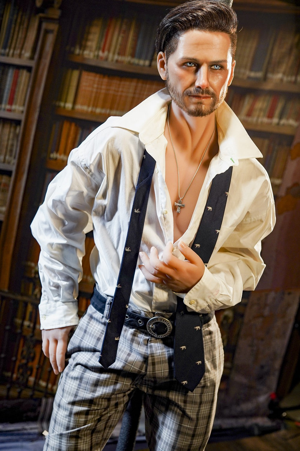 Boneca sexual masculina David (HRDoll 167cm #49 TPE+Silicone)