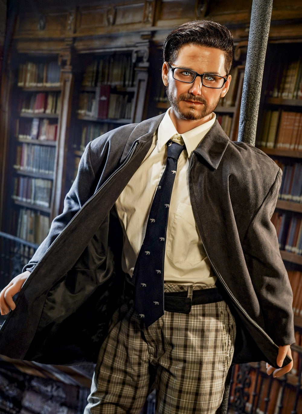 Boneca sexual masculina David (HRDoll 167cm #49 TPE+Silicone)