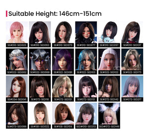 Cabeça extra (SE-Doll TPE original)