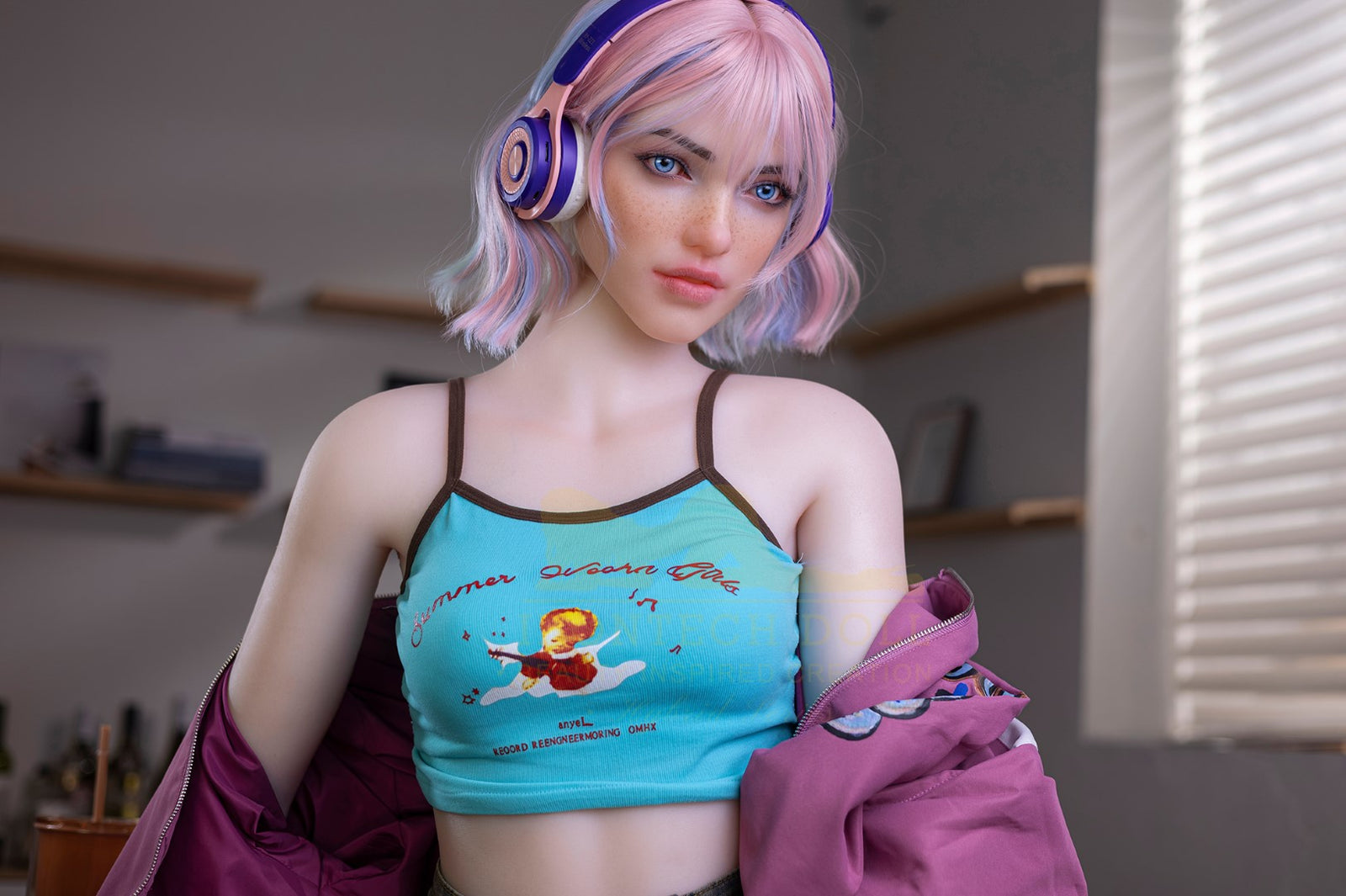 Heidi muñeca sexual (Irontech Doll 162cm Copa A S46 TPE+Silicona)