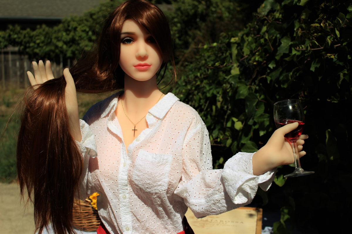 Boneca sexual Audrey (HRDoll Copo E de 161 cm #16 TPE)