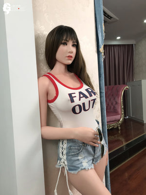 Modelo 12 de Shay de boneca sexual (Gynoid Doll 155cm de silicone e xícara)