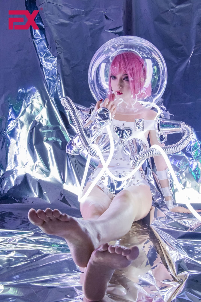 Boneca sexual Jie CyberPunk (EXDoll Copa B de 166cm #Exclone Silicone)