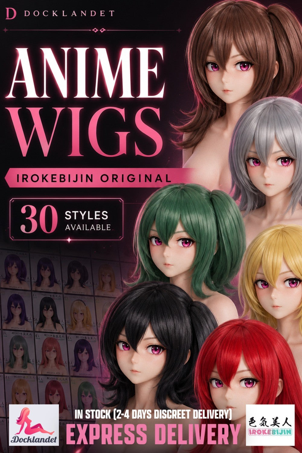 Anime Peruk (Irokebijin Original) EXPRESS