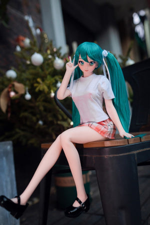 Boneca sexual de Miku (Climax Doll Mini 60cm B-cup silicone)