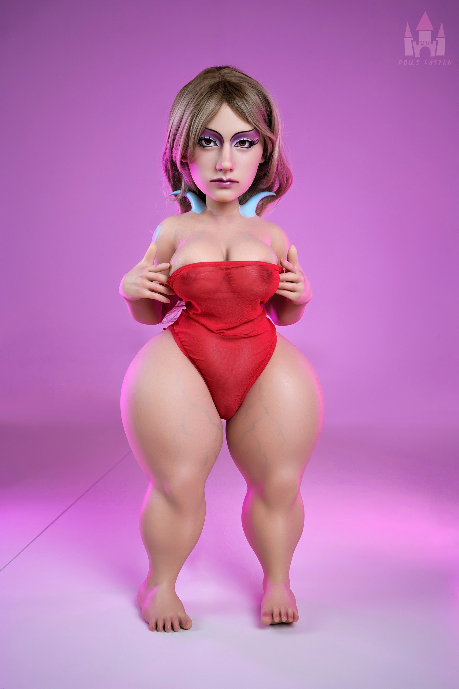 Boneca sexual Jovelle (Dolls Castle Copo E 120cm #S14 Silicone)