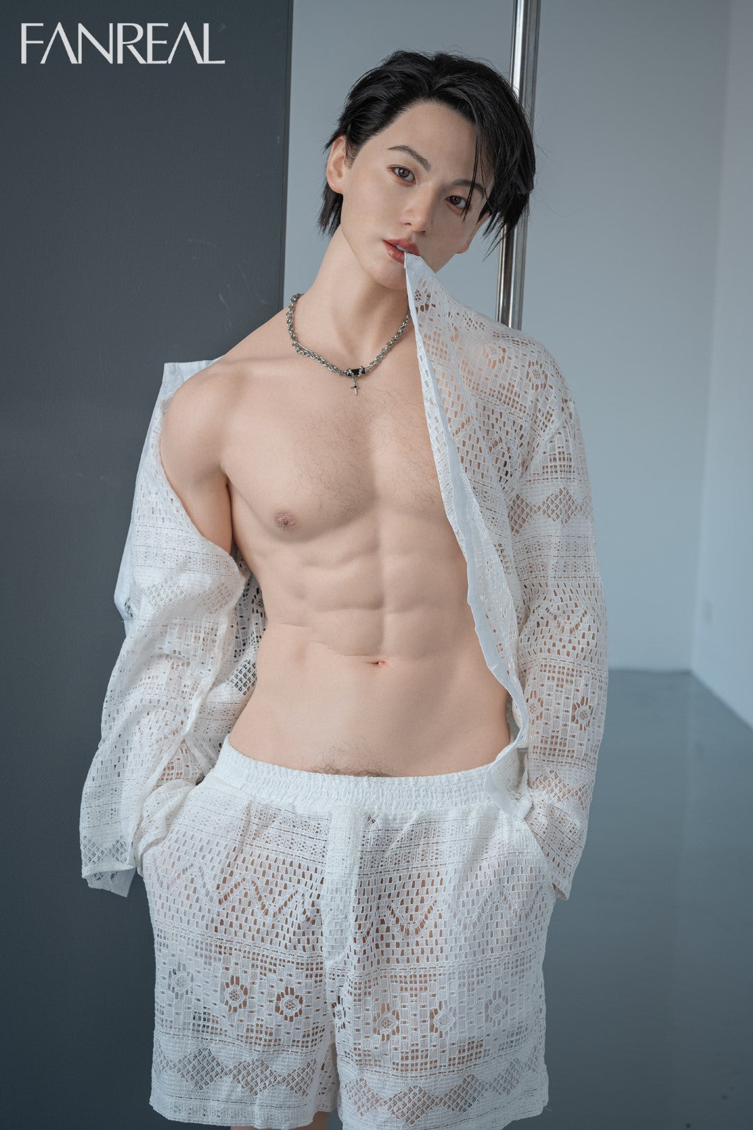 Boneca sexual masculina Kevin (FanReal Doll Silicone de 173cm)
