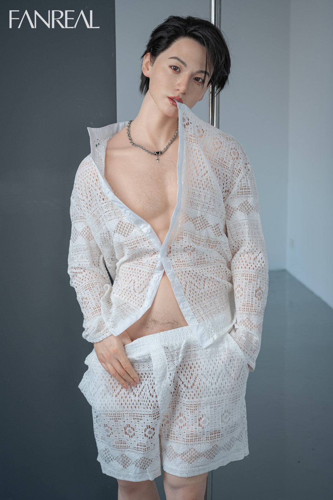 Boneca sexual masculina Kevin (FanReal Doll Silicone de 173cm)