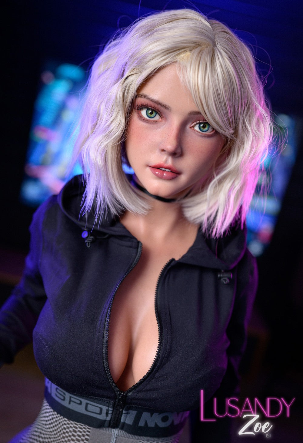 Boneca sexual Zoe (Lusandy Doll Silicone com copo D de 161 cm)
