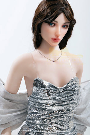 Boneca sexual gia (Irontech Doll 162cm A-Cup S47 TPE+Silicone)