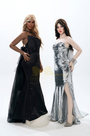 Boneca sexual gia (Irontech Doll 162cm A-Cup S47 TPE+Silicone)