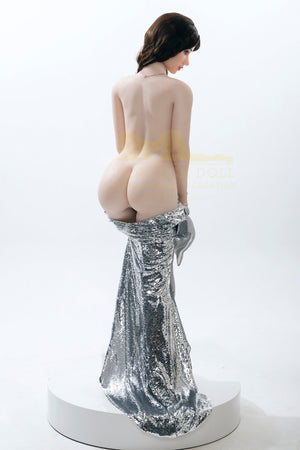 Boneca sexual gia (Irontech Doll 162cm A-Cup S47 TPE+Silicone)