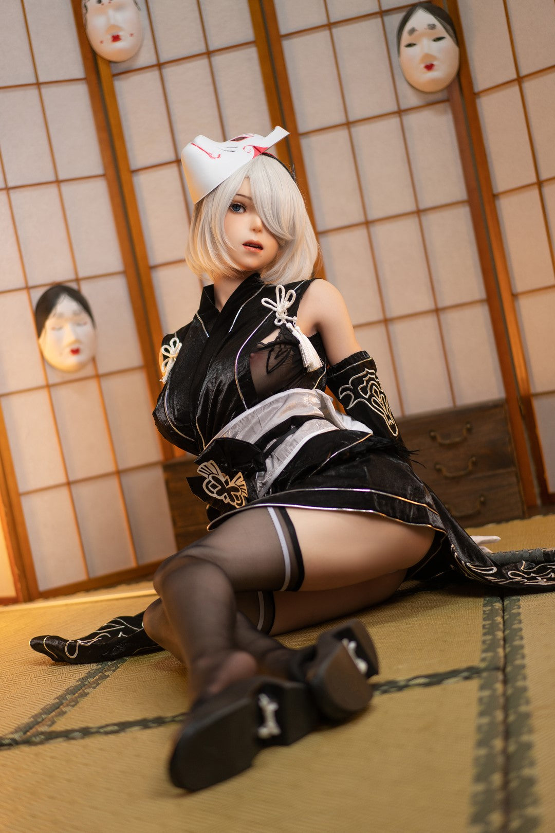 Yorha 2B muñeca sexual (Game Lady 171cm E-Kupa No.24 Silicona)