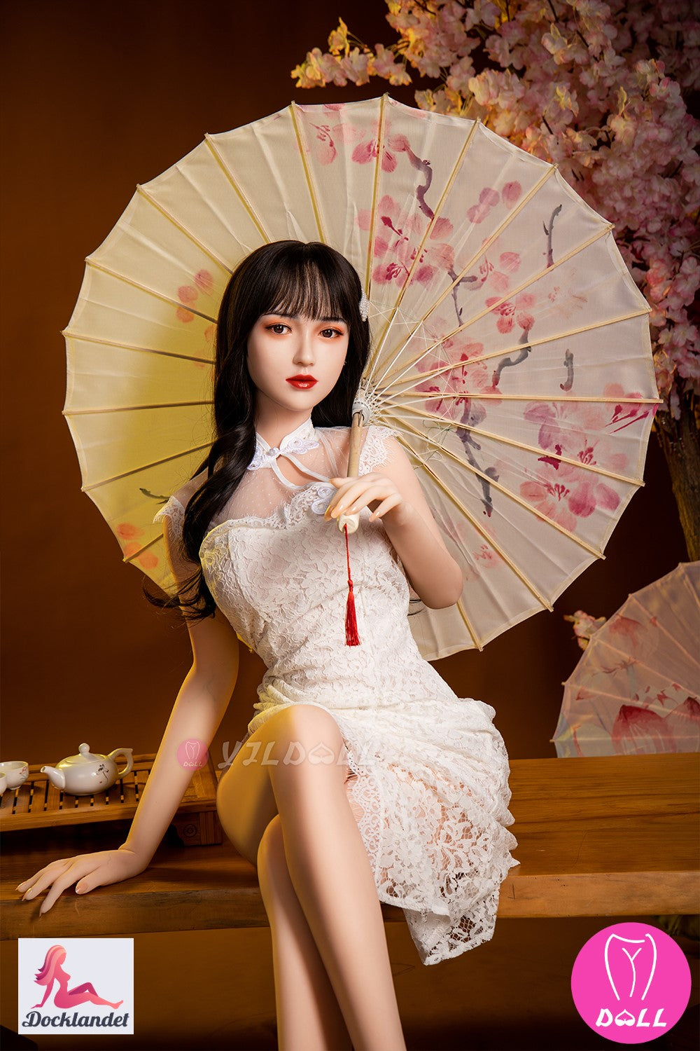 Boneca sexual Li-Hua (YJL Doll Copo B de 166cm #826 TPE+Silicone)