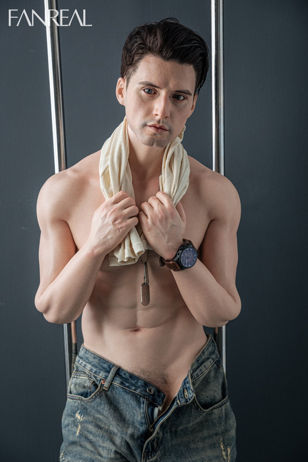 Boneca sexual masculina Henry (FanReal Doll Silicone de 173cm)