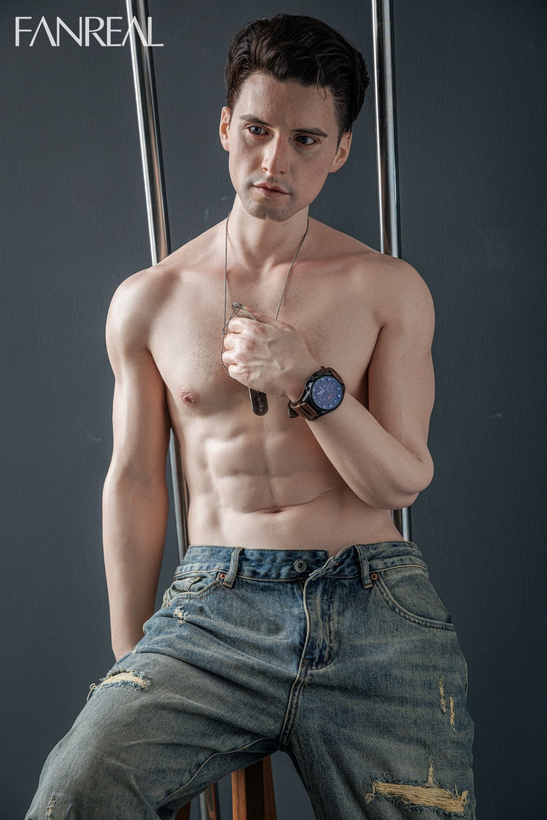 Boneca sexual masculina Henry (FanReal Doll Silicone de 173cm)