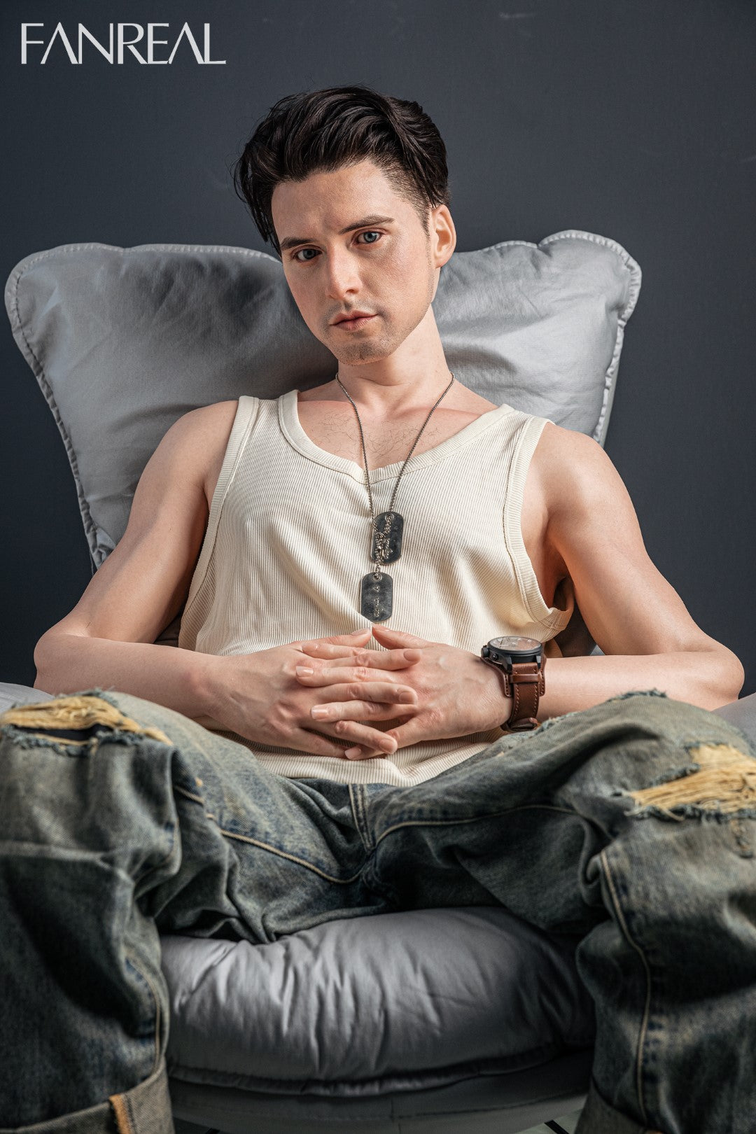 Boneca sexual masculina Henry (FanReal Doll Silicone de 173cm)