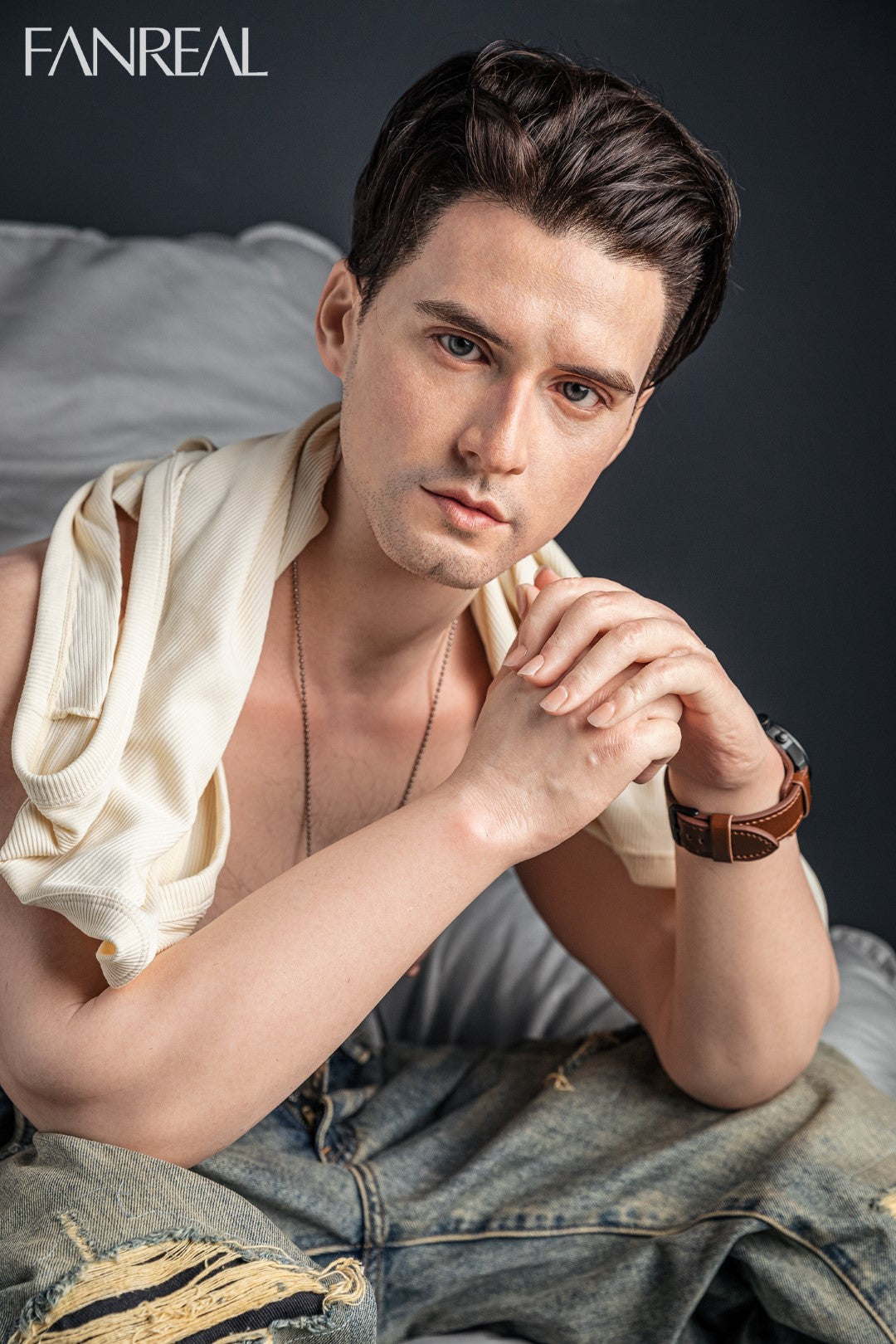 Boneca sexual masculina Henry (FanReal Doll Silicone de 173cm)