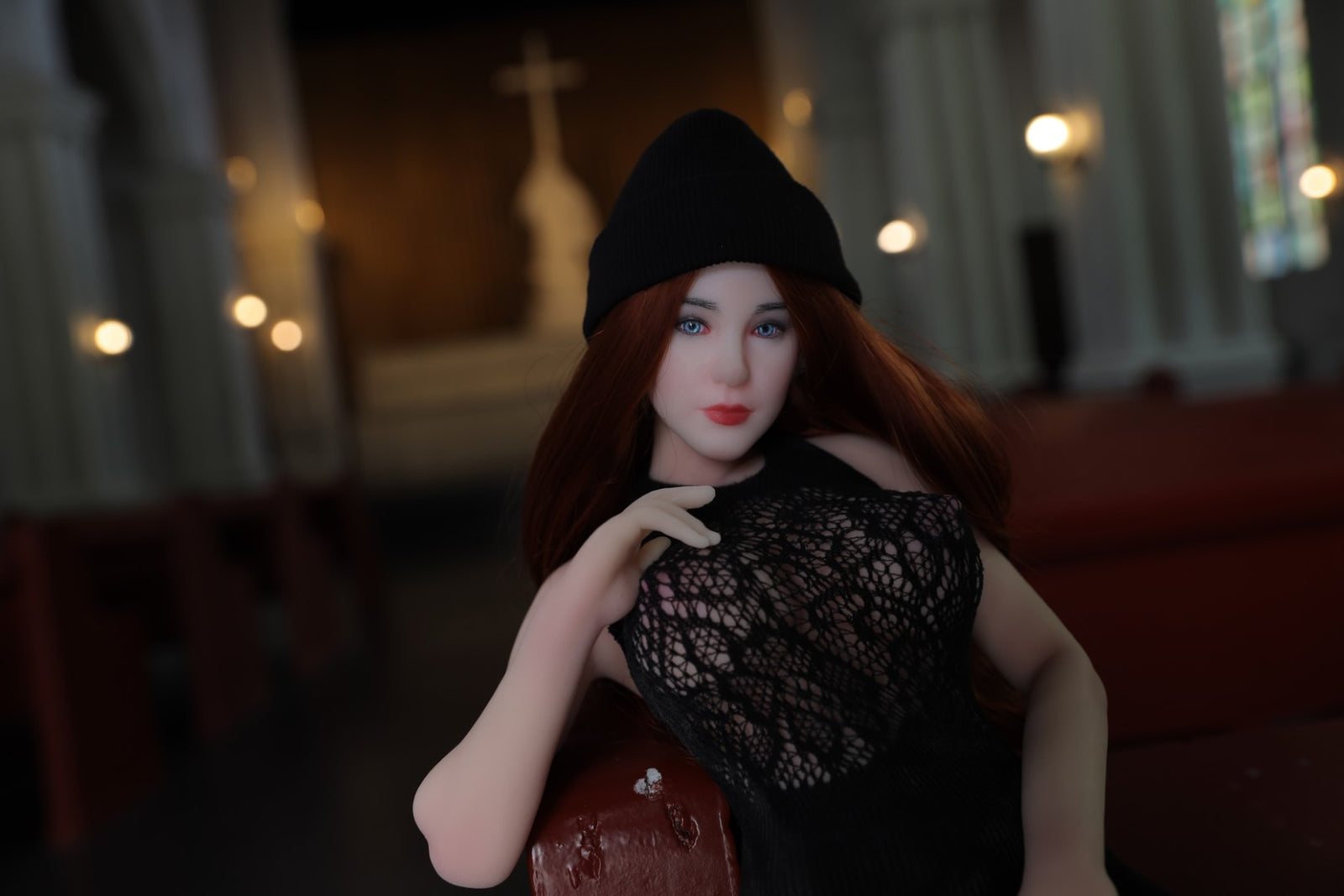 Manía muñeca sexual (Climax Doll Mini copa F 60cm Silicona)