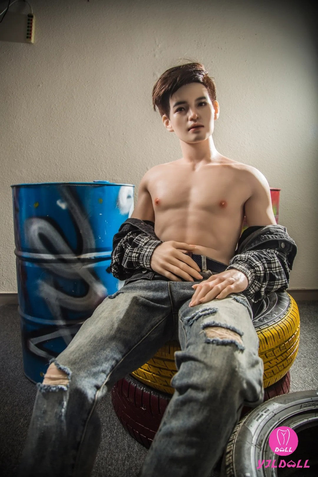 José macho muñeca sexual (YJL Doll 177cm MD011 Silicona)