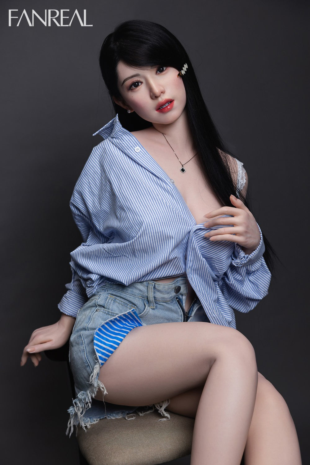 Boneca sexual Kimmy (FanReal Doll Copo F de 155cm RST Silicone)