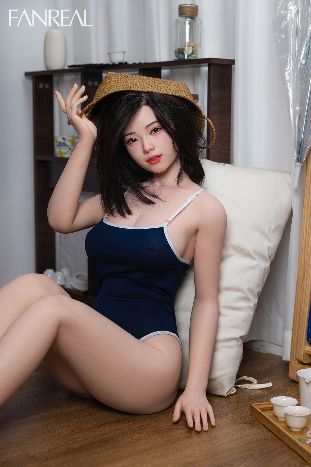 muchacha muñeca sexual (FanReal Doll 155 cm F-CUP RST Silicona)
