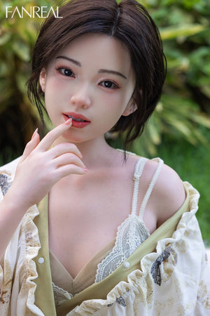 muchacha muñeca sexual (FanReal Doll 153 cm B-CUP Silicona)