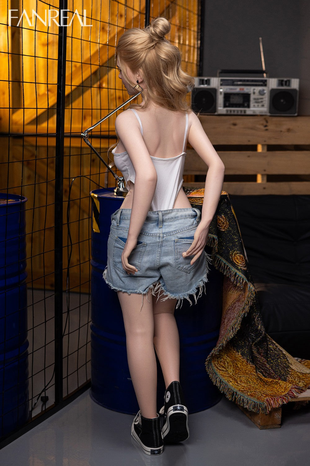 Boneca Sexual Gina (FanReal Doll Copo F de 155cm RST Silicone)