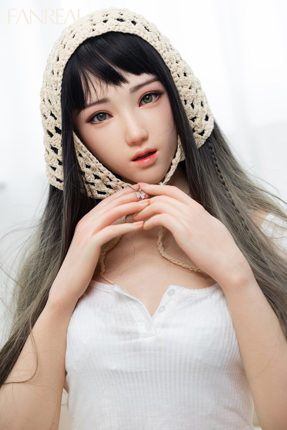 Boneca sexual Jia (FanReal Doll Copo B de 158cm Silicone)