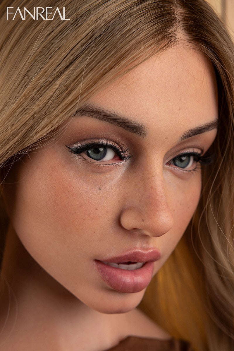 Lila tronco muñeca sexual (FanReal Doll Copa G de silicona de 95 cm)