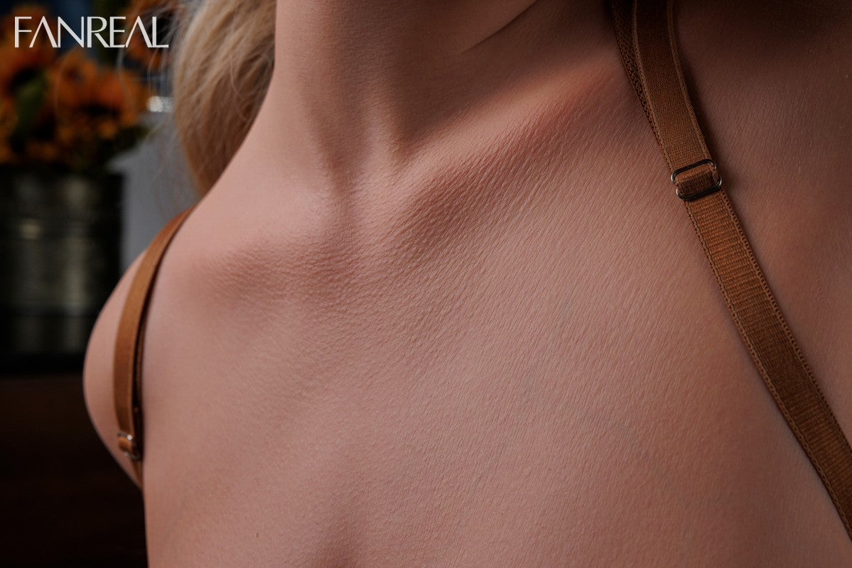 Lila tronco muñeca sexual (FanReal Doll Copa F de 111 cm. RST silicona)