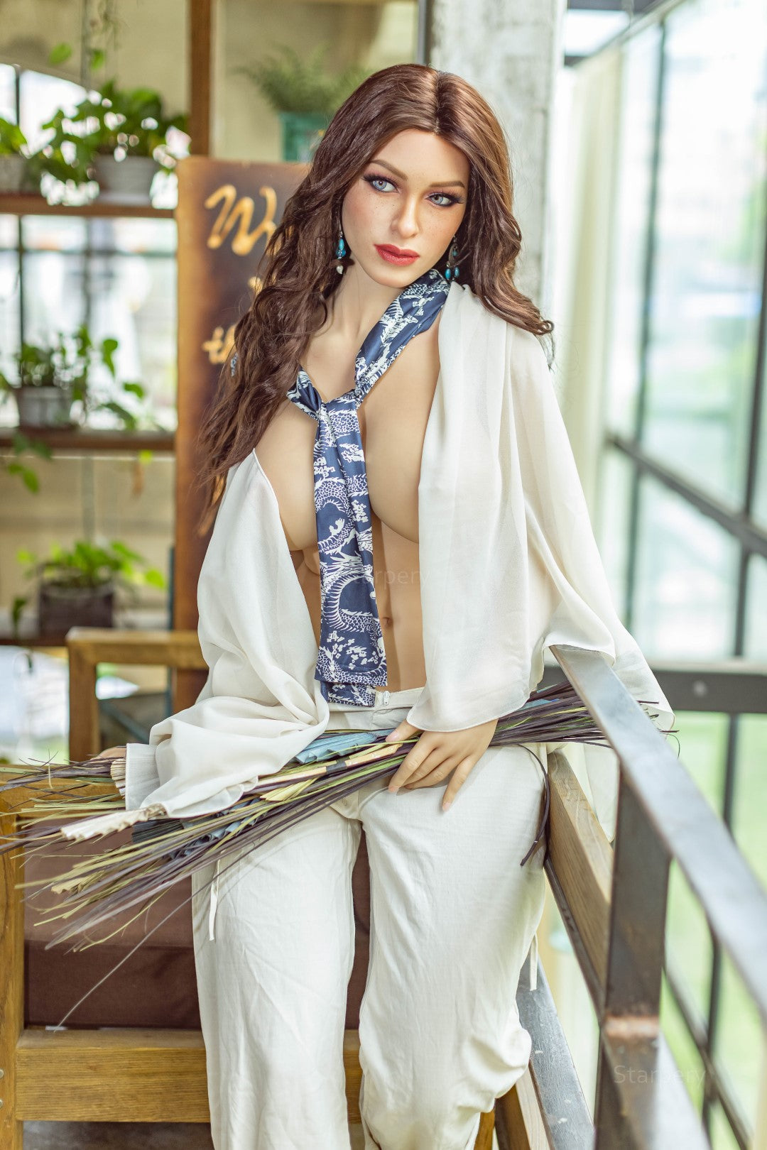 Adela muñeca sexual (Starpery Copa G de 165 cm (TPE+Silicona)