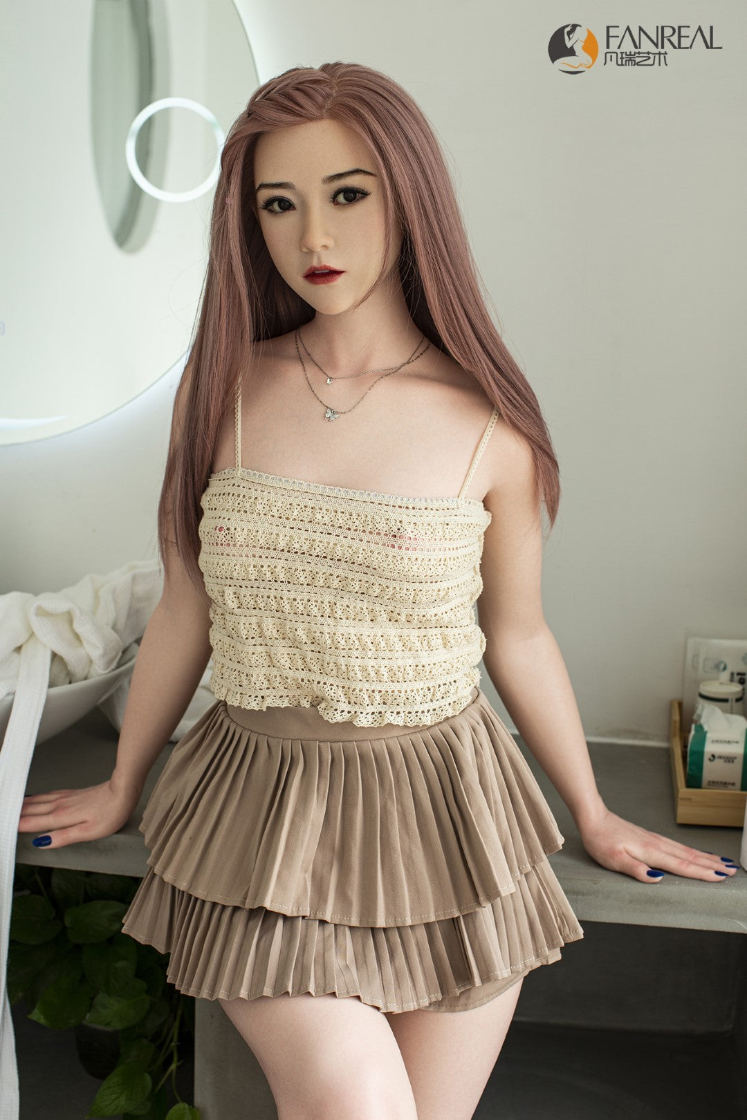 qian muñeca sexual (FanReal Doll 158cm copa B Silicona)
