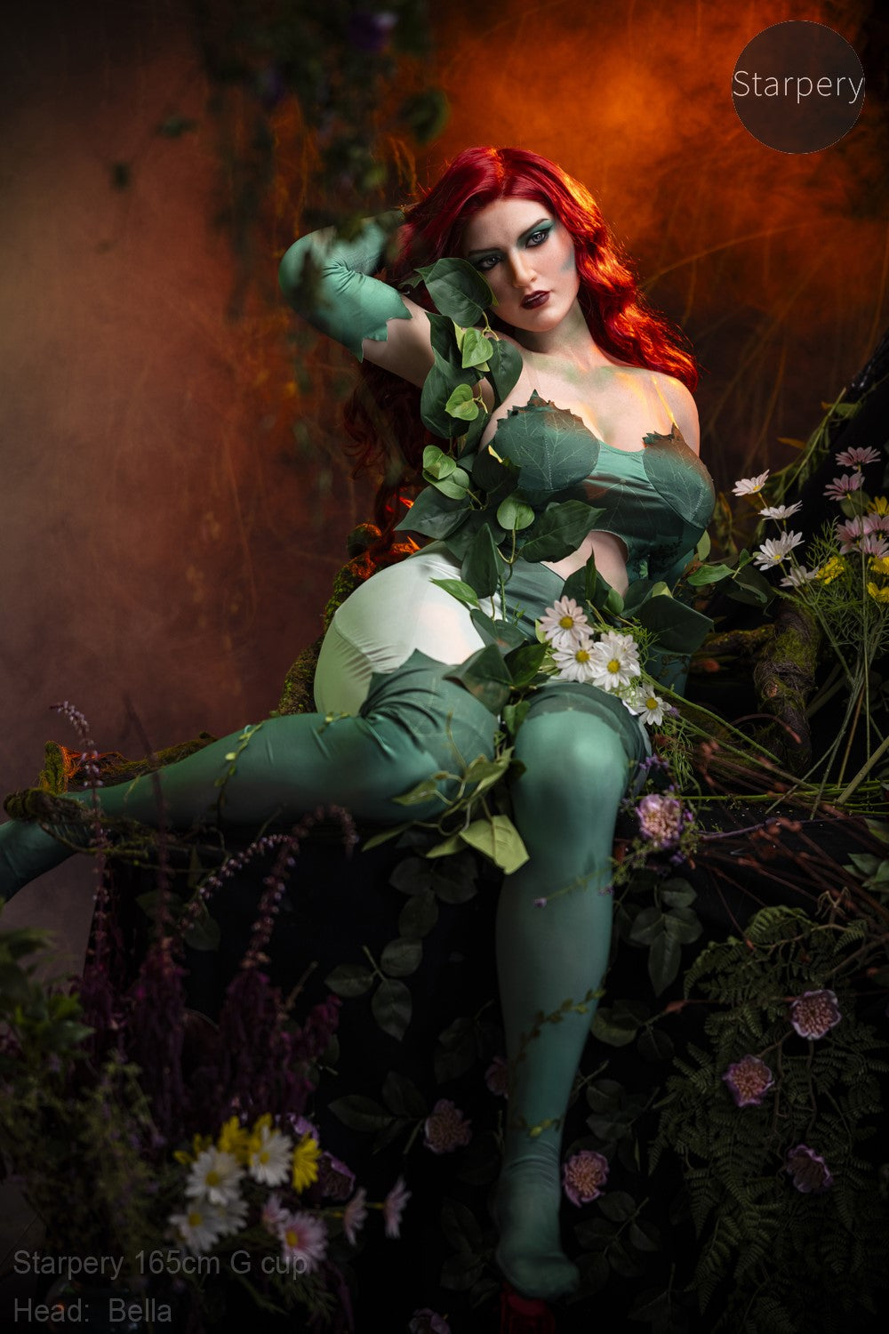 Bella muñeca sexual (Starpery Copa G de 165 cm (TPE+Silicona)