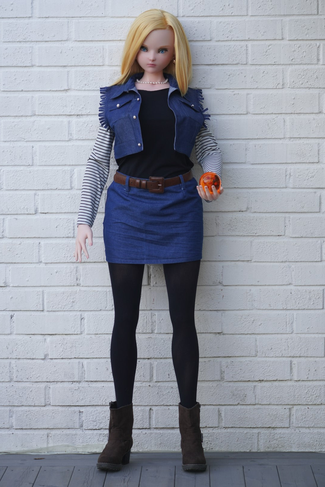 Boneca sexual Lazuli Android 18 (Irokebijin Silicone com copa F de 147 cm)