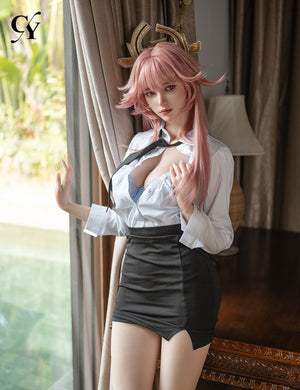 Miko muñeca sexual (TOP CYDOLL 168 cm F-Kupa TPE+Silicona)