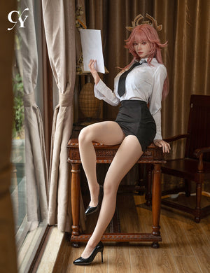 Miko muñeca sexual (TOP CYDOLL 168 cm F-Kupa TPE+Silicona)
