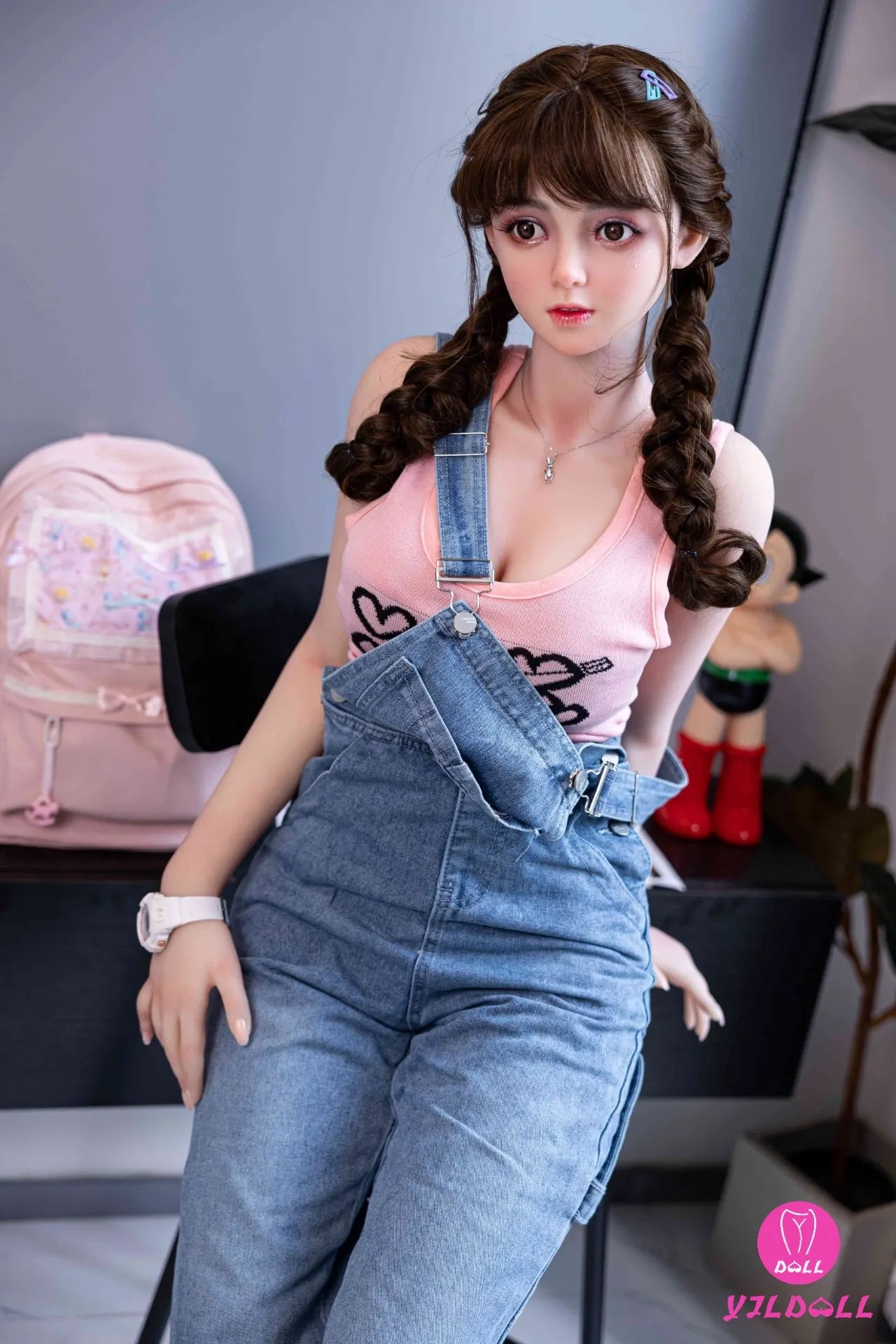 Boneca sexual Laney (YJL Doll Copo D de 148cm #381 TPE+Silicone)
