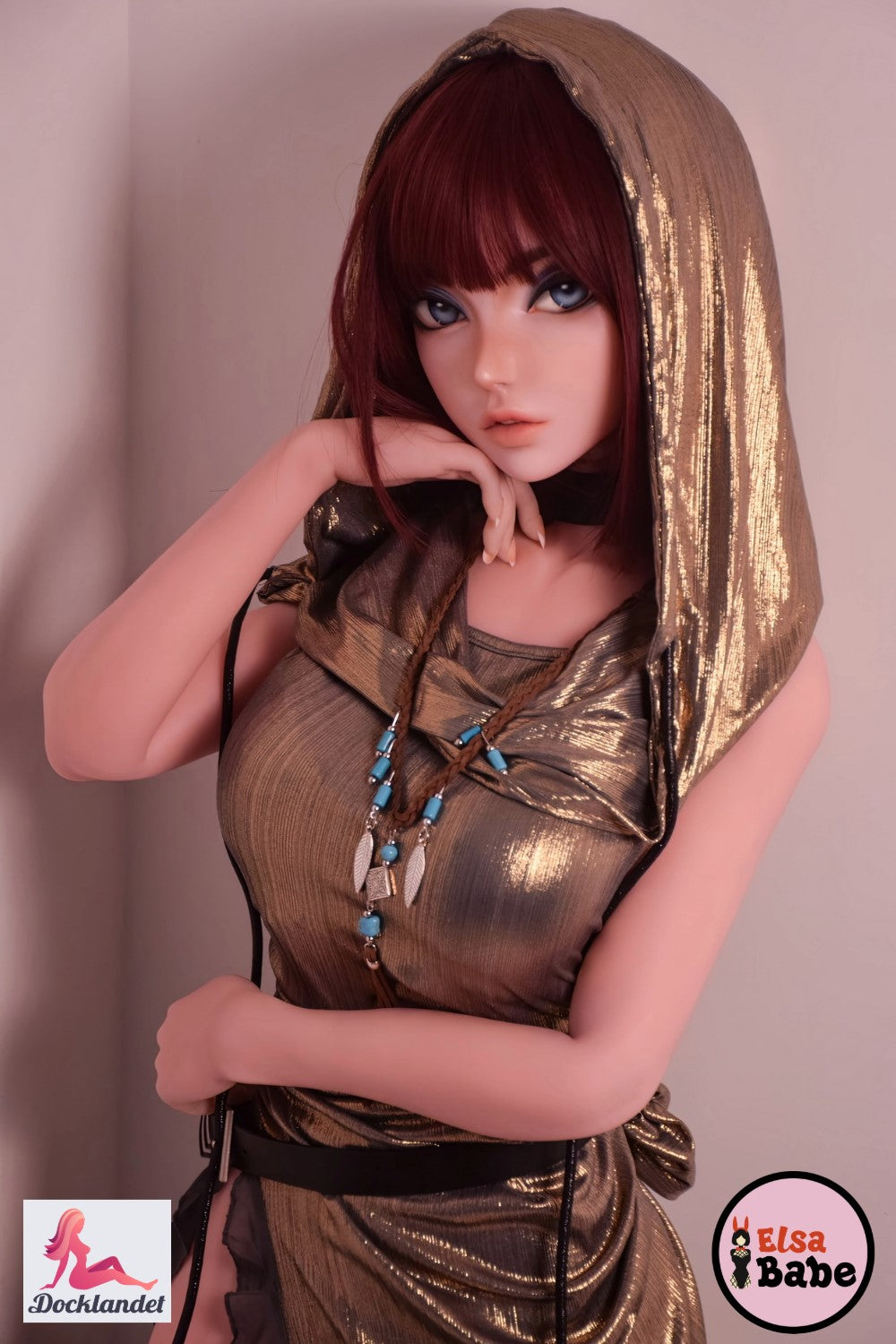 Camille Baker muñeca sexual (Elsa Babe 148 cm DHR011 Silicona)