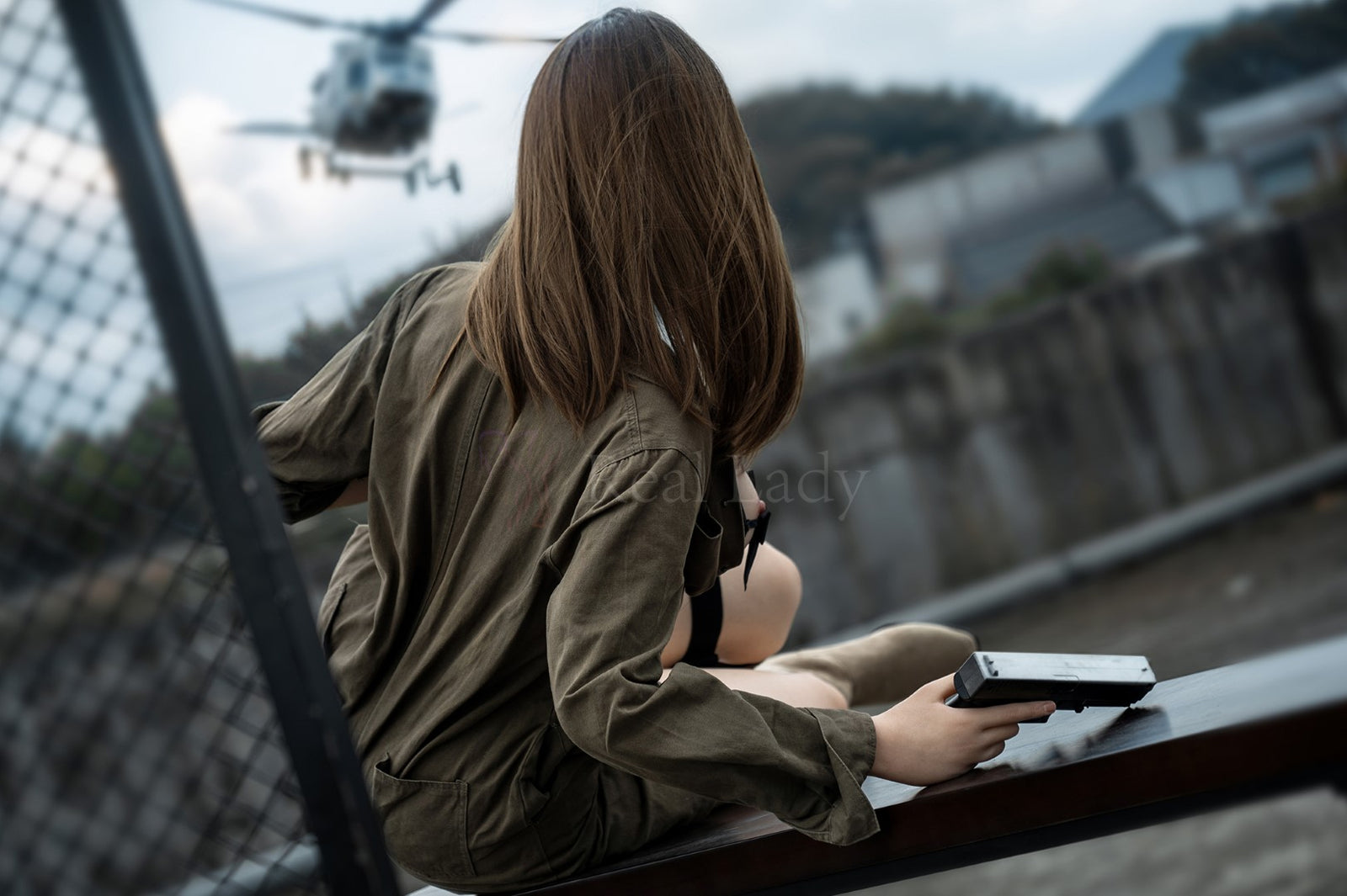 Boneca sexual Catlin (Real Lady Copo C 170cm S23 Silicone)