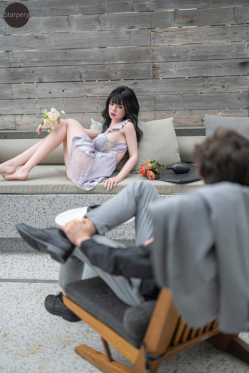 Bárbara muñeca sexual (Starpery 171 cm copa D TPE+silicona)