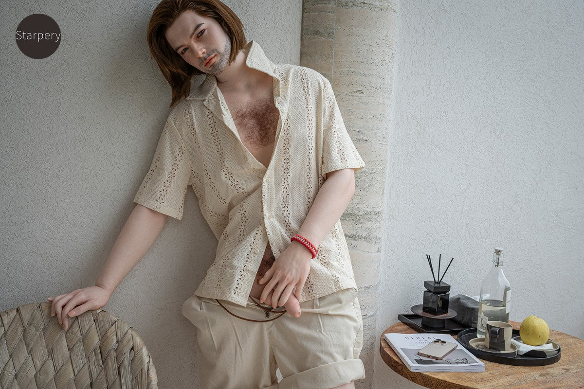 César macho muñeca sexual (Starpery 180cm Silicona)