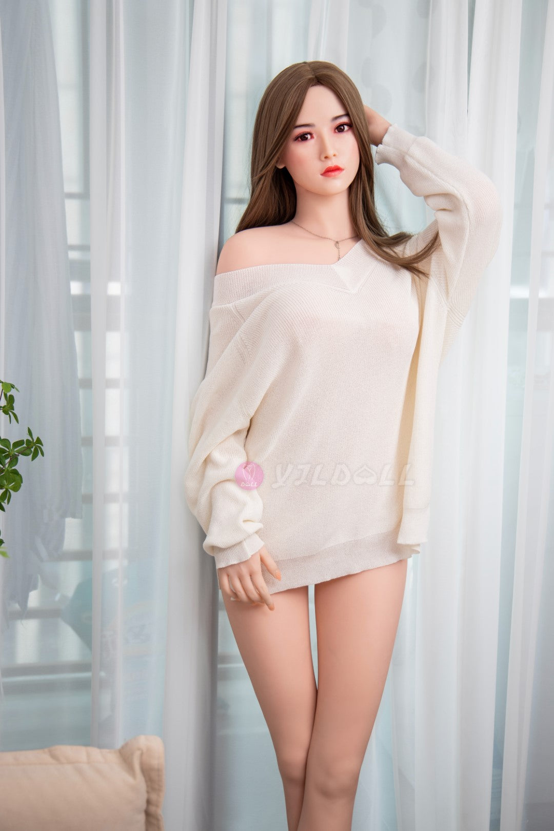 Li Na muñeca sexual (YJL Doll 166cm Copa B #806 TPE+Silicona)