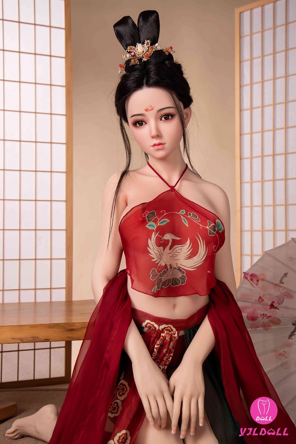 Boneca Sexual Lívia (YJL Doll Copo D de 148cm #441 TPE+Silicone)