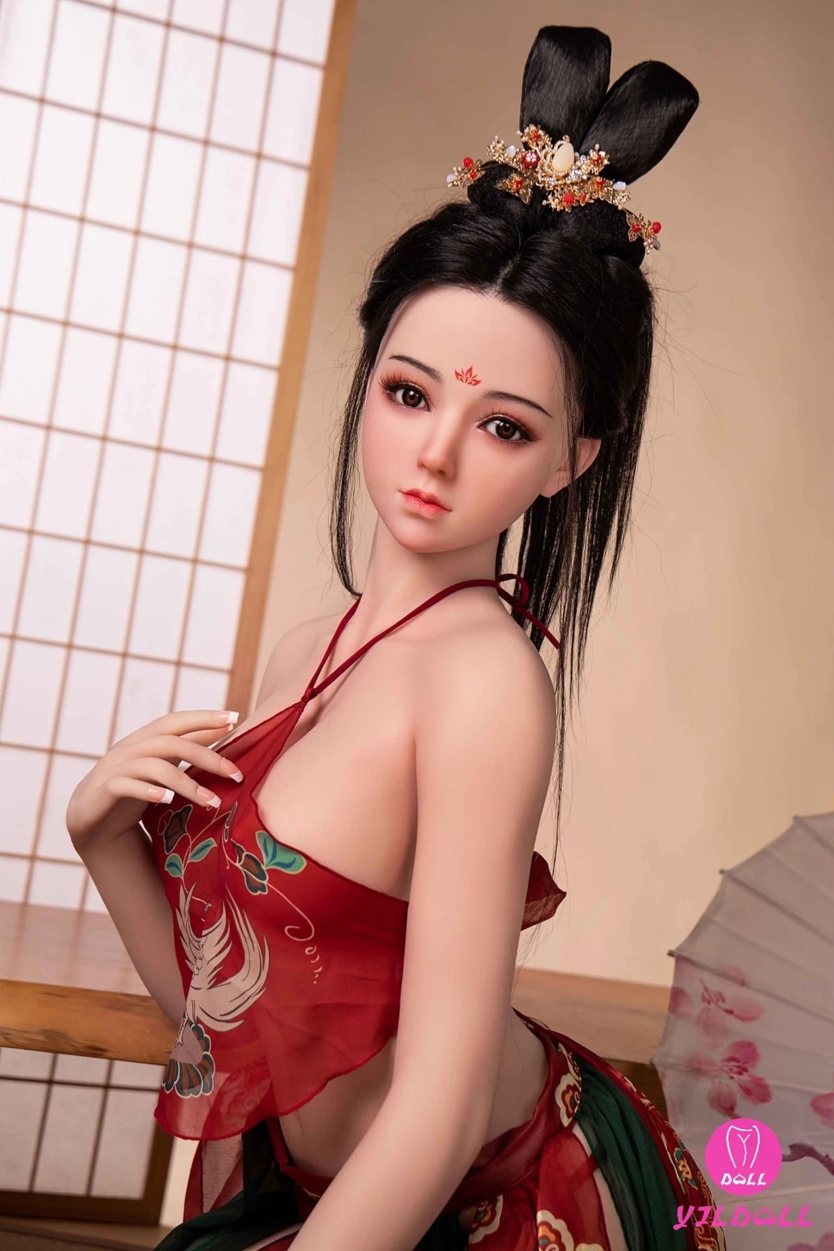 Boneca Sexual Lívia (YJL Doll Copo D de 148cm #441 TPE+Silicone)